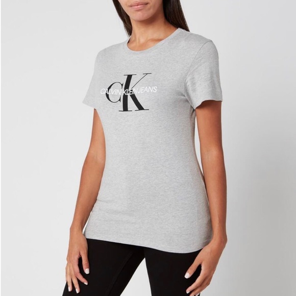 Calvin Klein Tops - Calvin Klein Monogram Logo Regular Fit T-shirt - M